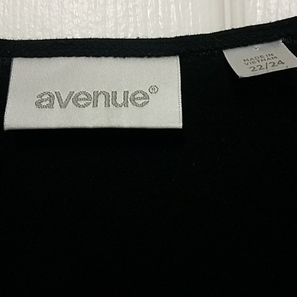 AVENUE black dress 22/24 #0032 - Picture 3 of 5